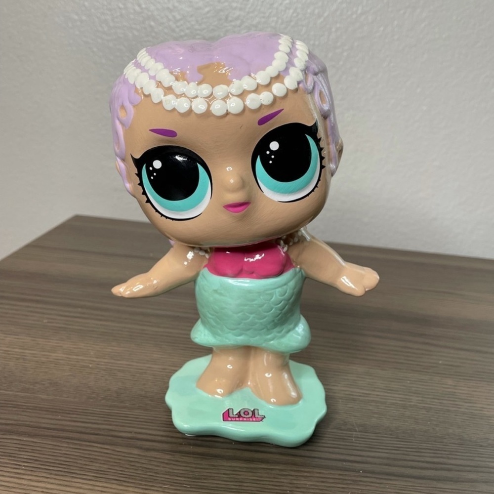 Lol dolls ceramic piggy bank 8”